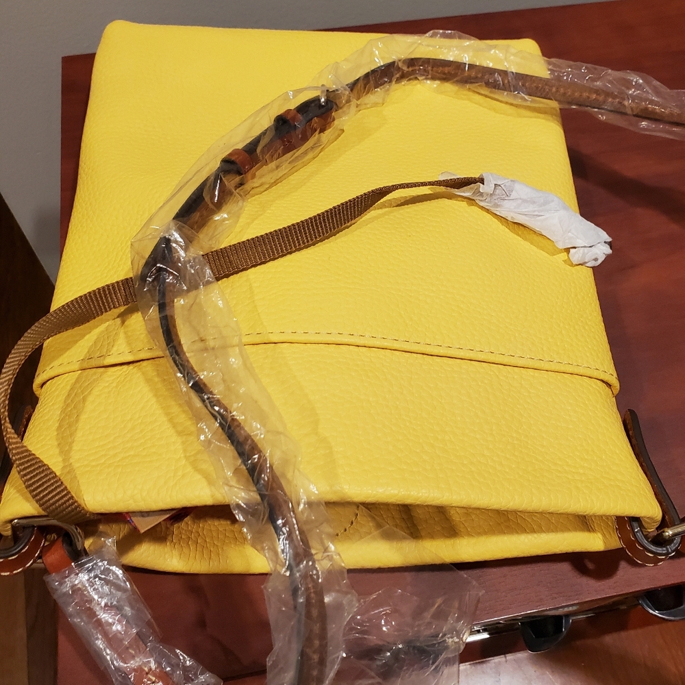 Dooney & Bourke Yellow Crossbody Bag - Picture 6 of 8